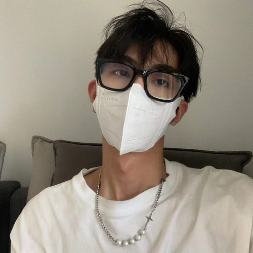 个性素颜经典黑框方形韩版潮日系男士眼镜框大脸显瘦防蓝光配近视 - 图1