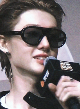 韩潮男马丁同款黑框显瘦太阳眼镜