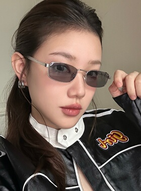 复古银框透灰清冷显瘦女士太阳镜