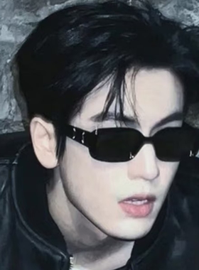 张凌赫同款方形墨镜韩版潮男士新