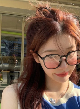 潮流经典腮红太阳眼镜