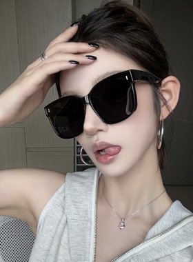 超轻tr偏光大框方形黑色近视套镜