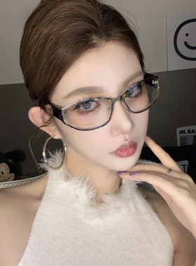 金属水银镂空高级感显气质墨镜女