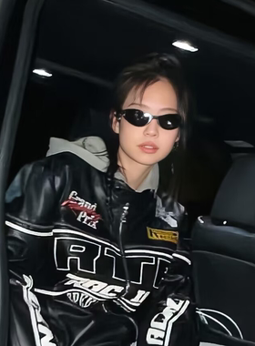 Jennie同款黑色骑行户外太阳墨镜