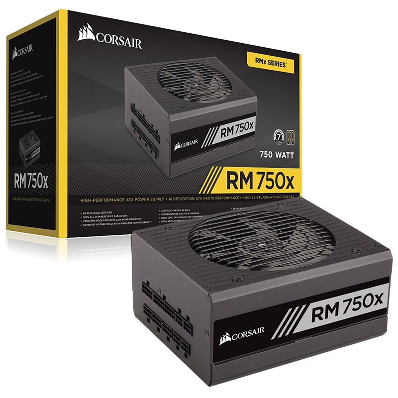 海盗船 RM750x 750W电源 80PLUS 金效认证 全模块 7年质保 - 图3