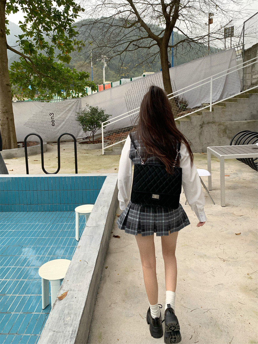 荒荒家学院风格子叠穿马甲两件套2025新款减龄高腰格纹百褶裙女秋,淘宝优惠券,粉丝福利购,淘宝优惠卷