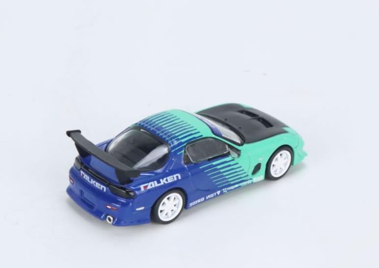 【现货】Tarmac Works 1:64马自达 FALKEN RX7 FD3S合金车模型-图2