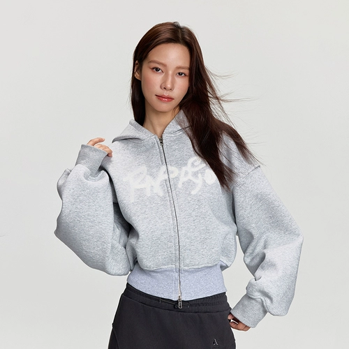 RAPPEYE Короткая дизайнерская толстовка с капюшоном для отдыха, кардиган, куртка, тренд сезона