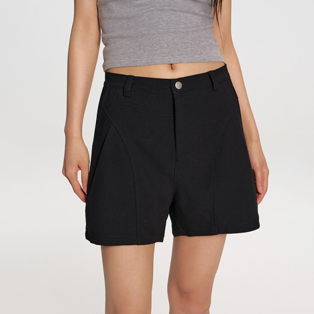 RAPPEYE simple versatile loose suit shorts for women