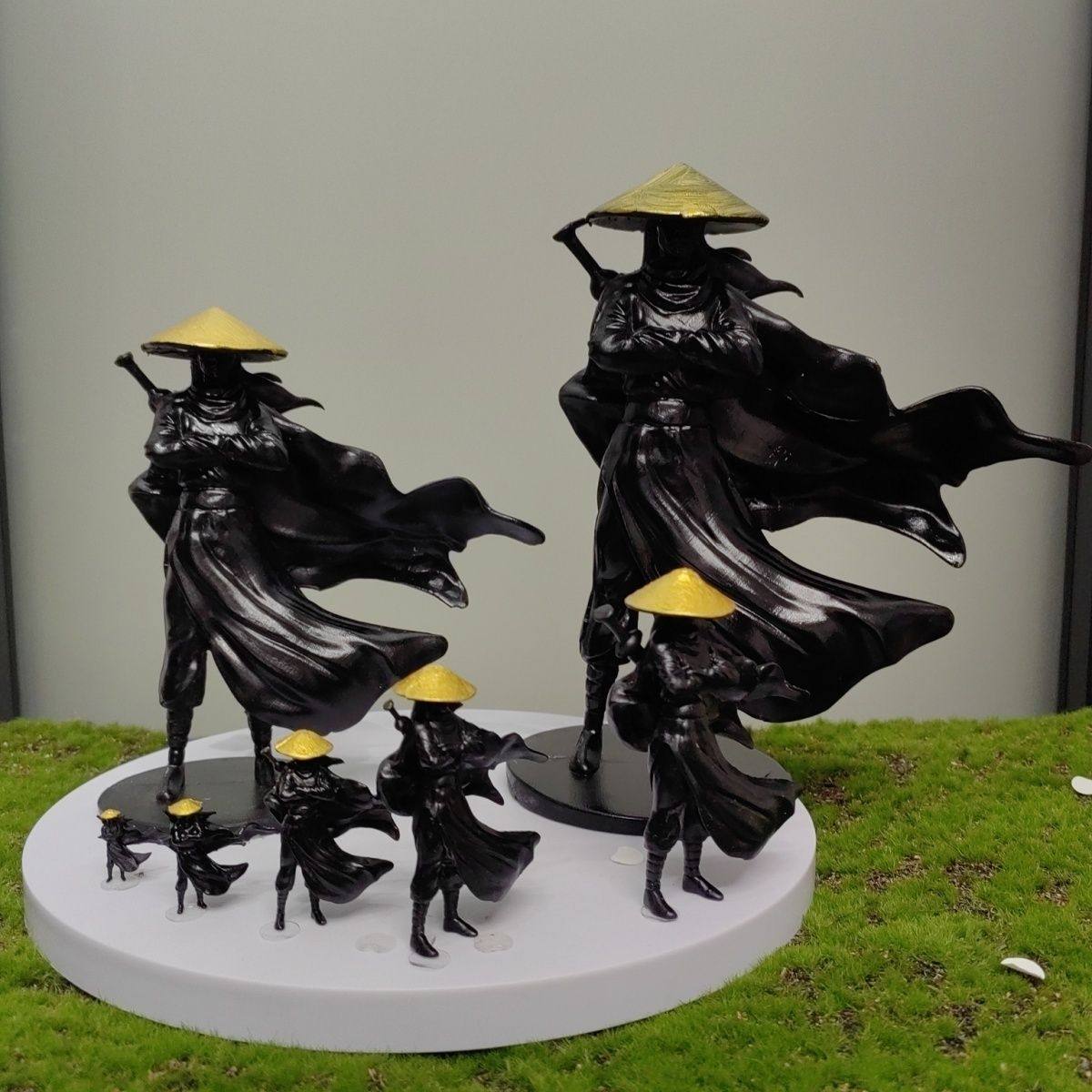 江湖故人古风侠客小摆件新中式陆微缸盆景造观景寒江孤影微缩国风,淘宝优惠券,粉丝福利购,淘宝优惠卷