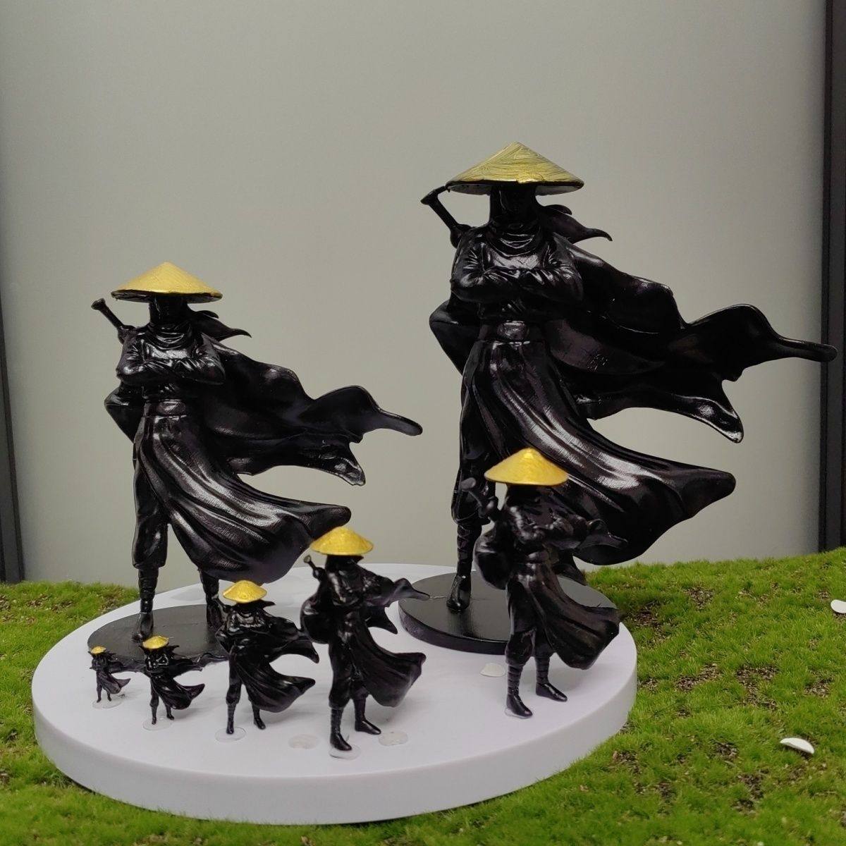 江湖故人古风侠客小摆件新中式陆微缸盆景造观景寒江孤影微缩国风,淘宝优惠券,粉丝福利购,淘宝优惠卷