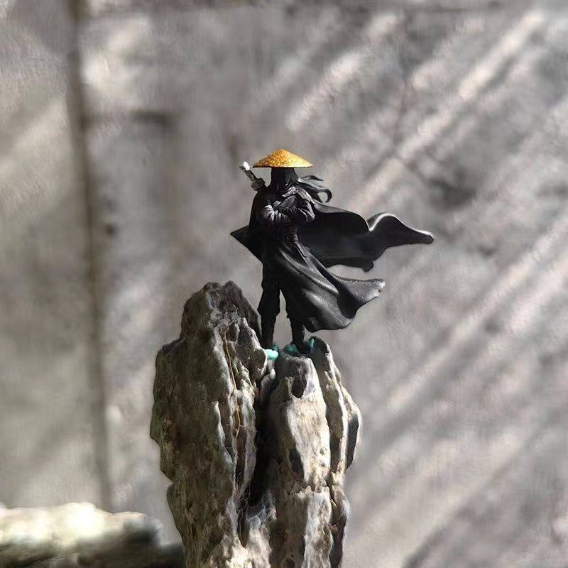 江湖故人古风侠客小摆件山水陆微景缸盆景造观景寒江孤影微缩小人,淘宝优惠券,粉丝福利购,淘宝优惠卷