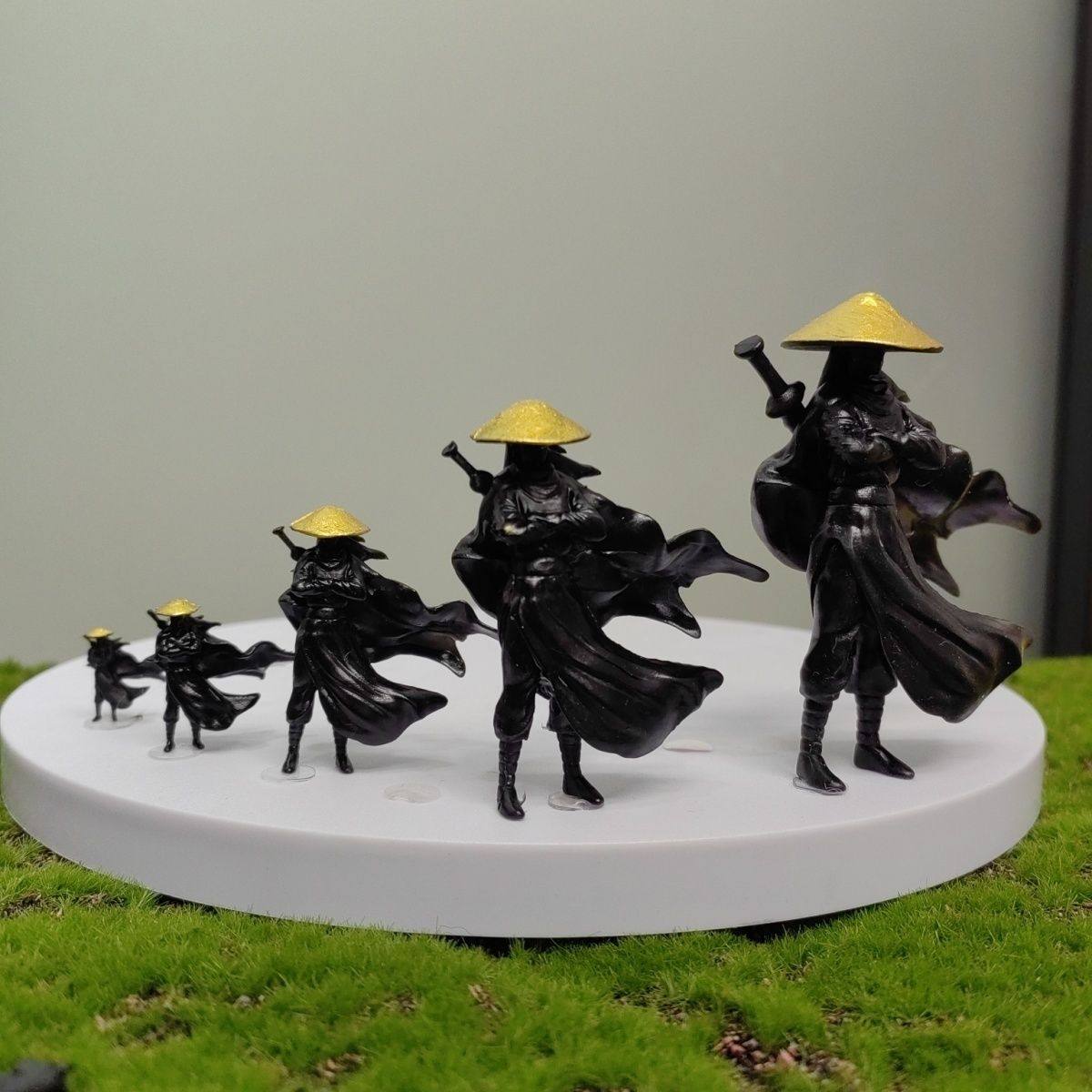 江湖故人古风侠客小摆件新中式陆微缸盆景造观景寒江孤影微缩国风,淘宝优惠券,粉丝福利购,淘宝优惠卷