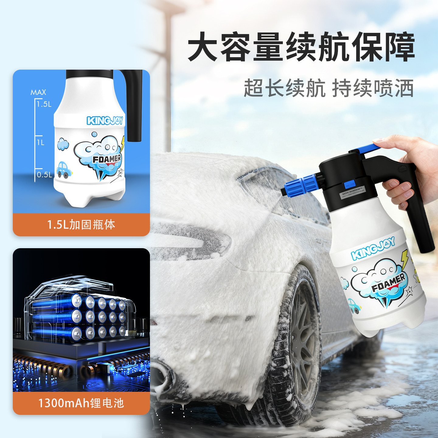 电动洗车喷壶高泡沫专用洗车液pa壶家用高压清洗机气压式喷水神器,淘宝优惠券,粉丝福利购,淘宝优惠卷