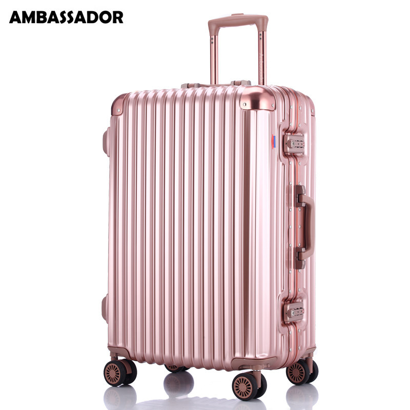 ambassador大使万向轮pc 22寸拉杆箱 ambassador箱包旅行箱