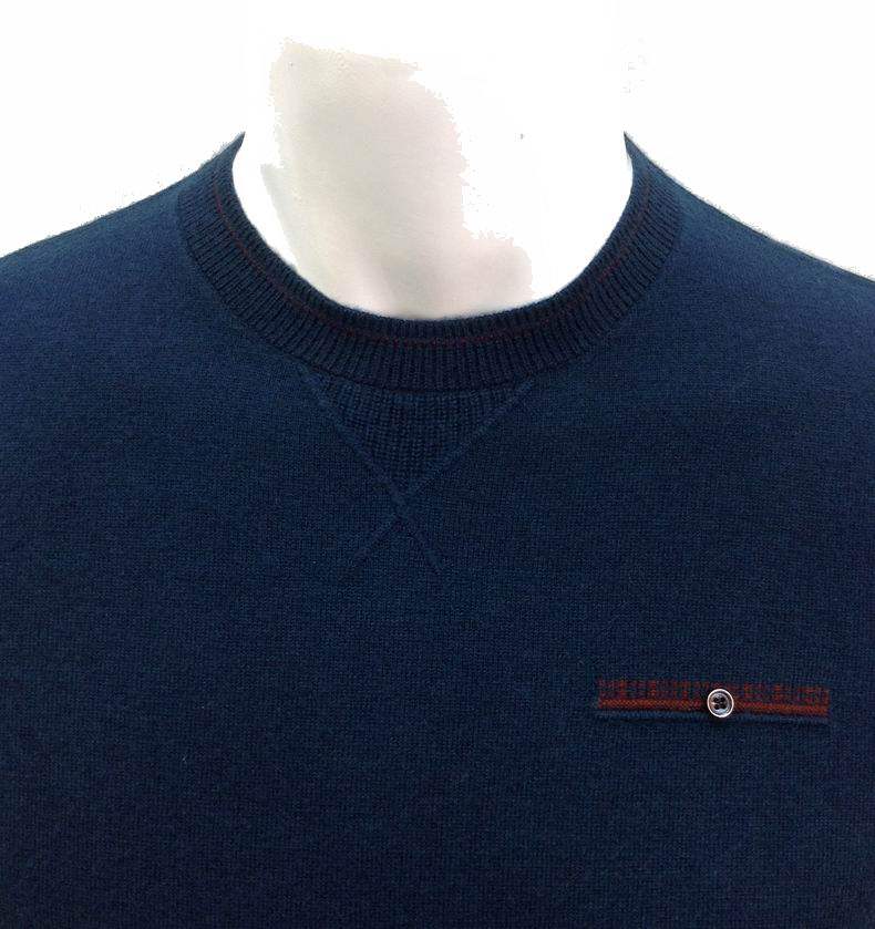 专柜正品海尔曼斯H792D20男式秋冬商务时尚流行毛衣圆领纯羊毛衫,淘宝优惠券,粉丝福利购,淘宝优惠卷