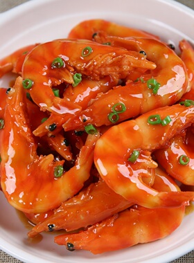 餐厅橱窗仿真油焖大虾树脂模型