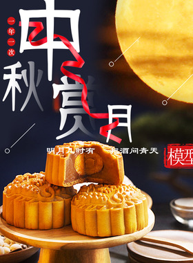 现货糕点月饼逼真定做食物模型
