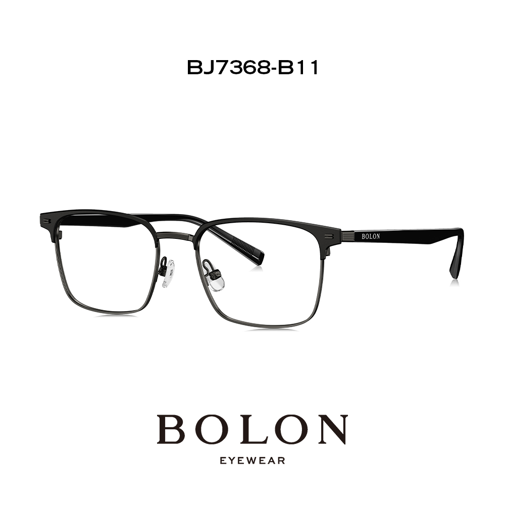暴龙眉框近视眼镜框 金属D框眼镜架可配镜BJ7368/7366/7362 - 图2