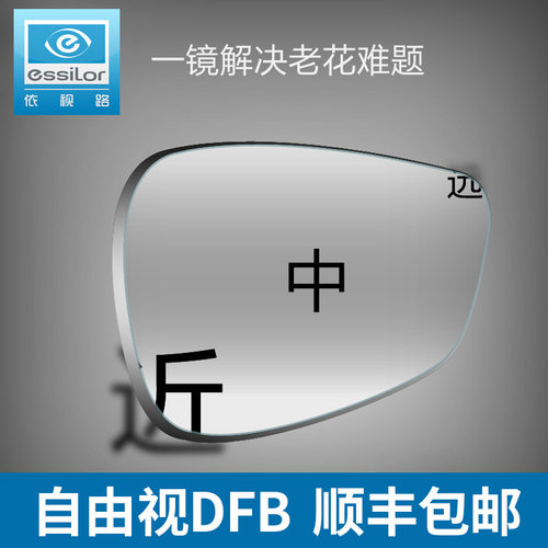 依视路万里路自由视3.0渐进 1.502/1.56/1.591钻晶膜洁镜片一片 - 图1