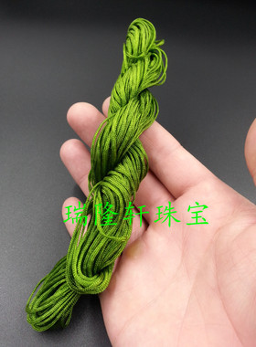 高档精美编制佩玉绳编制线多种颜色高档编制