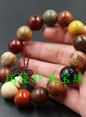高档精美天然毫米木头手串