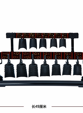 曾侯乙桌面编钟青铜装饰品家皇玉