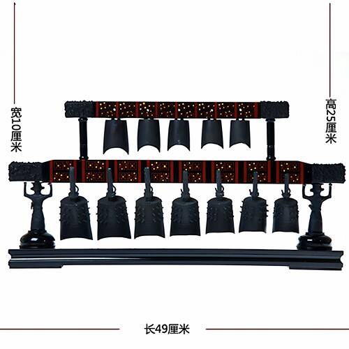 曾侯乙风铃编钟乐器艺术摆件演奏青铜工艺做梦装饰品编钟乐器一套 - 图1