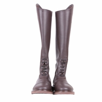Dr.Mannar male and female length boots headtop Bull Leather Riding Boots Leather Boots High Cylinder Rear Zipper Paratrooper Locomotive Boots