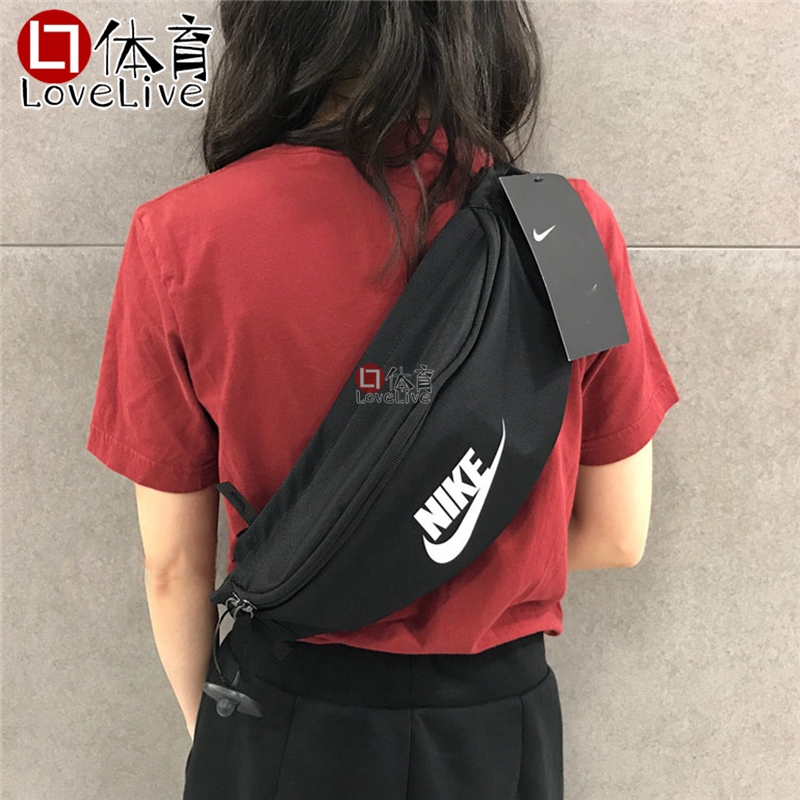 Nike潮流腰包单肩男女运动斜跨包胸包BA5750-BZ9814-067 CV8964