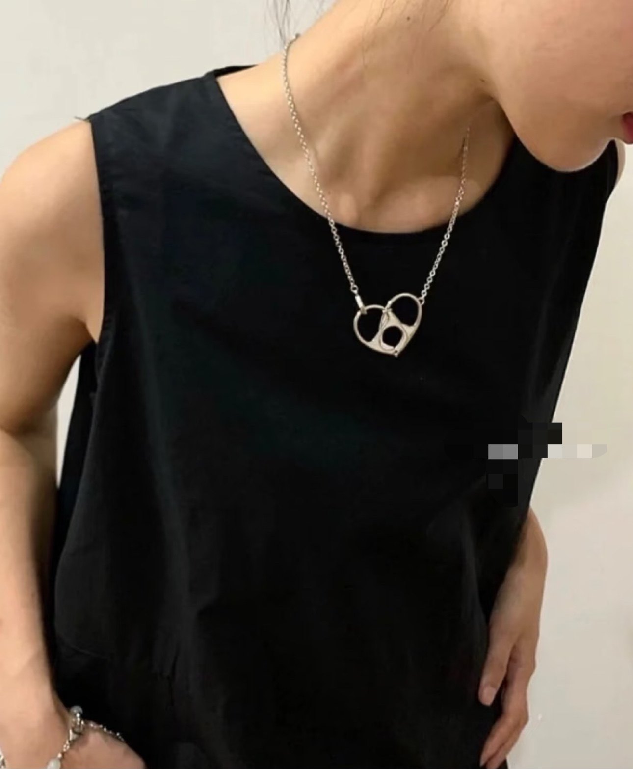 设计师通体925银锁骨链朋克易拉罐环银项链爆炸推荐,淘宝优惠券,粉丝福利购,淘宝优惠卷