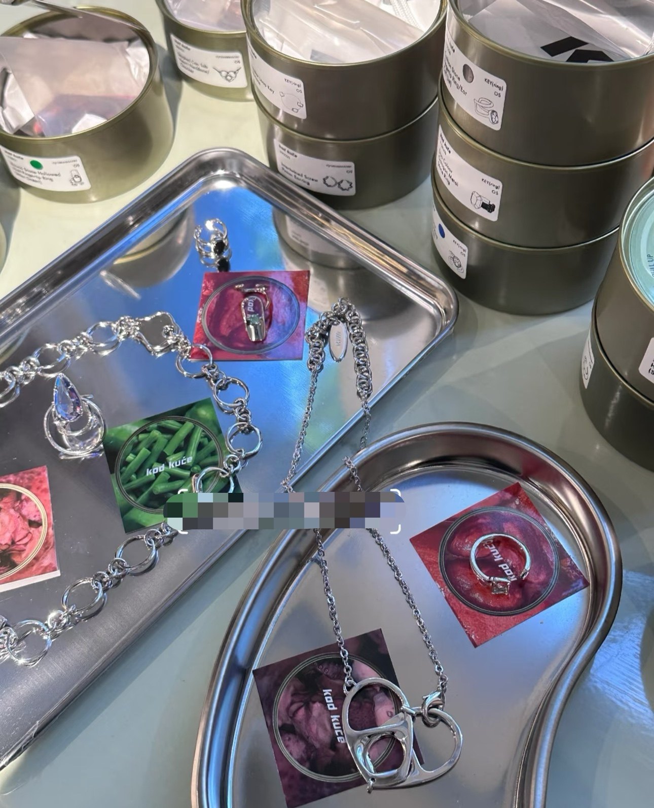 设计师通体925银锁骨链朋克易拉罐环银项链爆炸推荐,淘宝优惠券,粉丝福利购,淘宝优惠卷