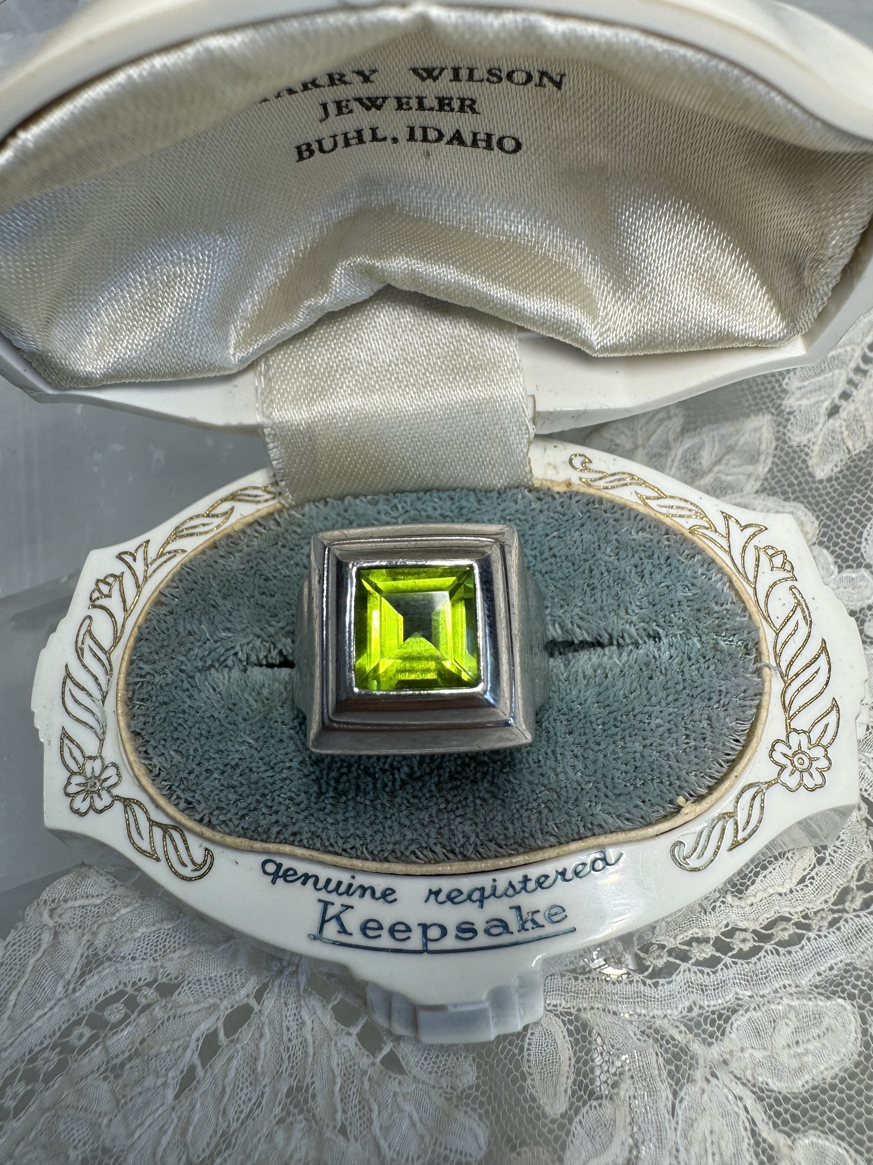 Mint Mambo Green Ring 925 Silver Ring Healing Emerald Green Light Luxury Ring Fluorescent Green Control Unique Aesthetic