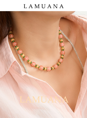 LAMUANA小众设计串珠项链