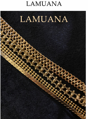 LAMUANA红色爱心项链49386
