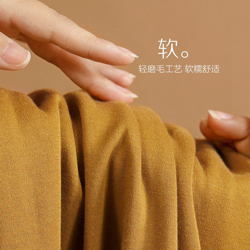 红豆情侣长袖男士全棉冬季纯棉睡衣 hongdou红豆睡衣/家居服套装