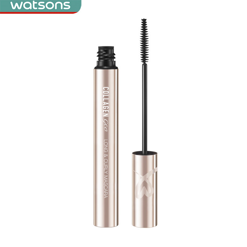 新品屈臣氏骨胶原挚悠纤长6g睫毛膏 屈臣氏睫毛膏/睫毛增长液