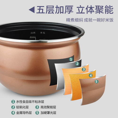 适用九阳电压力锅Y-50C818/50C15/50C89/50C811/50C816内胆圆底锅 - 图1