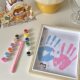 Record our years with handprints~