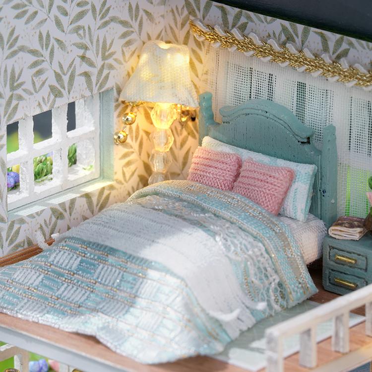 迷你家园diy手工屋别墅|走心生日礼物女生闺蜜男朋友过七夕情人节