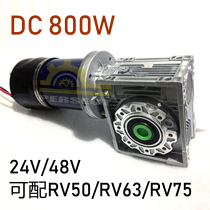 Climbing machine motor 800W DC High power motor turbine worm deceleration motor with brake low speed motor