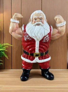 跨境圣诞老人节日家居装饰摆件 客厅玄关书桌装饰饰品摆件