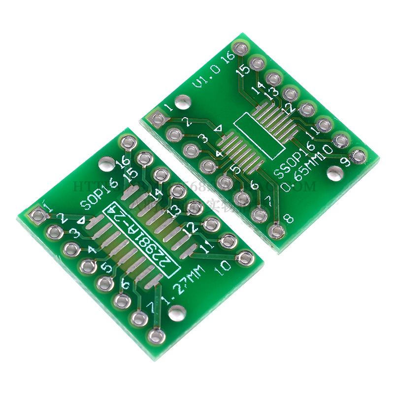 SOP转DIP转接板8/10/14SSOP20/28SOT223QFP32QFN44/48TQFP64FPC40-图1
