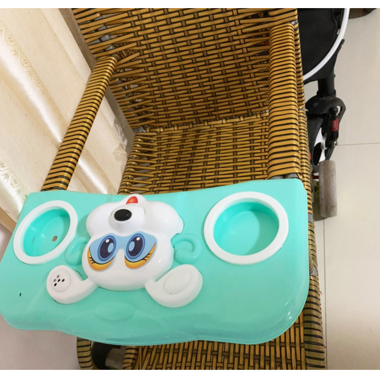 宝宝婴儿藤椅手推车用塑料卡通音乐盒脚踏板防摔防护围栏童车配件,淘宝优惠券,粉丝福利购,淘宝优惠卷