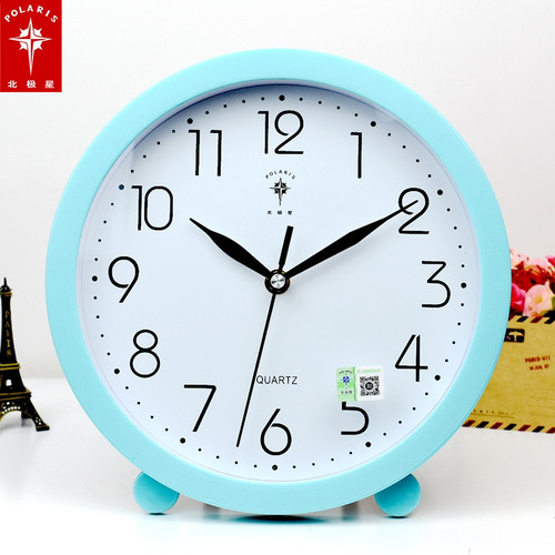 北极星座钟摆钟客厅大挂钟现在简约创意个性台式钟静音摆件北欧风 - 图1