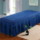Beauty bedspread set with holes for massage therapy
