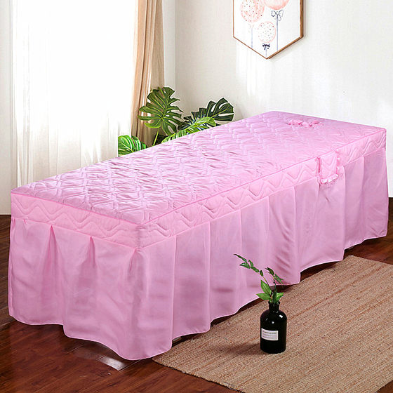 Beauty salon bed cover, beauty and health massage parlor bed cover, massage bed cover, four-season universal perforated bed cover, single piece shampoo bed sheet