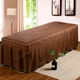 Beauty bedspread single piece for all seasons solid color massage bed