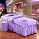 Beauty bed beauty salon special cover four-piece Nordic style massage therapy bed cover with hole shampoo bed bed cover massage