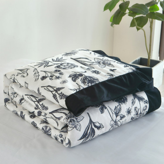 Beauty bed quilt core rabbit fur double-sided velvet quilt cover beauty salon quilt thickened crystal velvet pedicure winter quilt milk velvet
